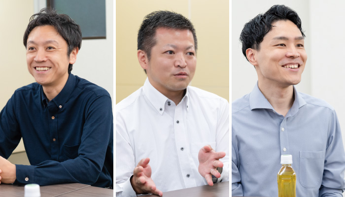 税理士法人矢崎会計事務所 代表社員 矢﨑 誠一様、税理士法人矢崎会計事務所 会計部/システム推進部(AIエンジニア) 古宇田 寛様、株式会社マネーフォワード 細田 恭平様