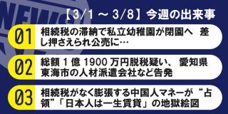 【3/1～3/8】今週の出来事