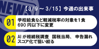 【3/9～3/15】今週の出来事