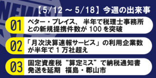 【5/12～5/18】今週の出来事