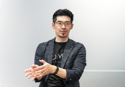 あべき光司氏 インタビュー写真