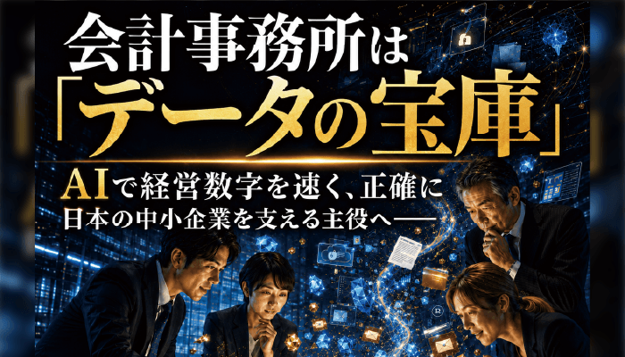 会計事務所は「データの宝庫」　AIで経営数字を速く、正確に　日本の中小企業を支える主役へ